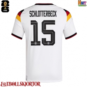Tyskland Nico Schlotterbeck #15 Hemmatröja VM 2026 Kortärmad